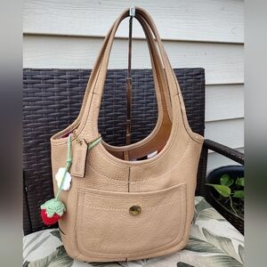 COACH Legacy Pebble Leather Ergo Tote